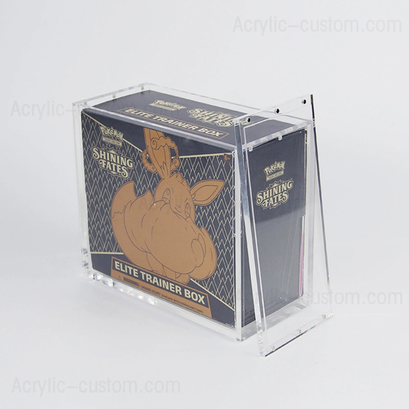 卸売安いポケモンブースターボックスアクリルクリアブースターボックス工場 