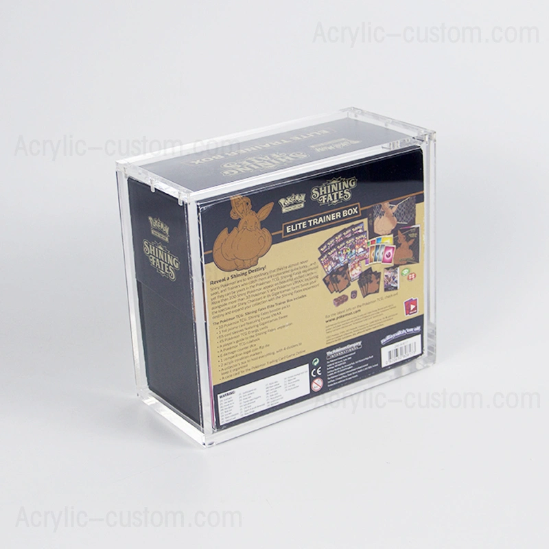 卸売安いポケモンブースターボックスアクリルクリアブースターボックス工場 