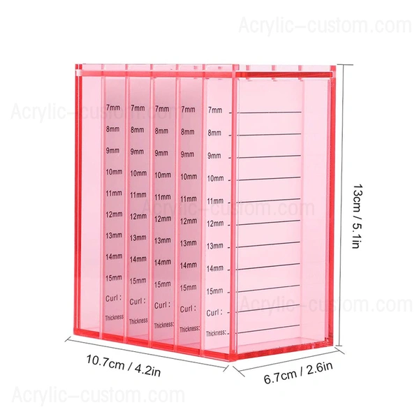 Eyelash Storage Box 5 Layers Lash Tile Organizer for Home Beauty Salon