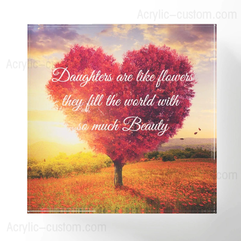 工場価格アクリルブロック文鎮用クリアブロック 