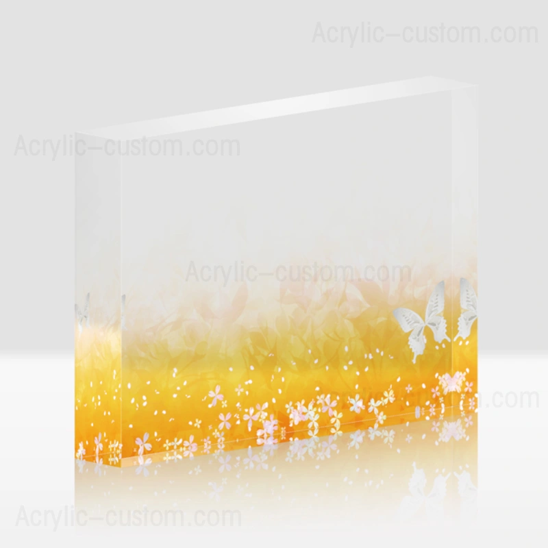 工芸品用の透明な色のアクリルブロック-アクリルブロックの卸売 
