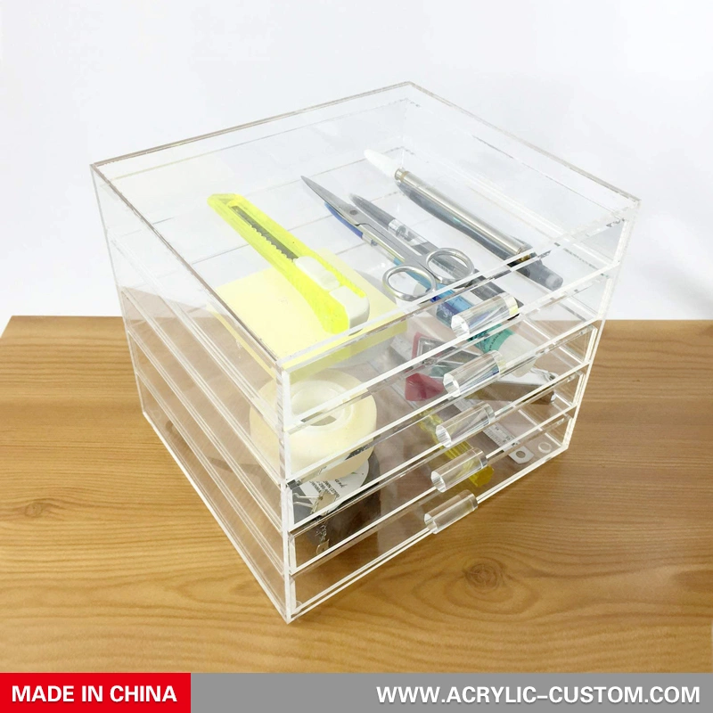 アクリル化粧品収納ケース-引き出し化粧オーガナイザー卸売 