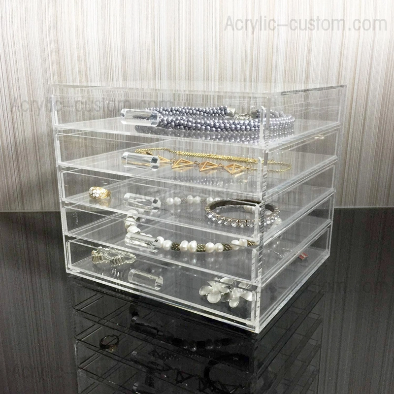 アクリル化粧品収納ケース-引き出し化粧オーガナイザー卸売 