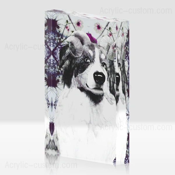 Custom Clear Acrylic Photo Block for Souvenir - Display Block Factory