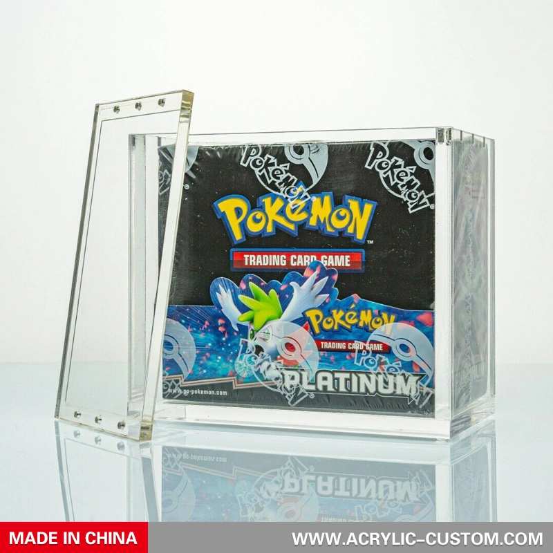 カスタム安いアクリルポケモンブースターボックス-アクリルブースターボックス工場 