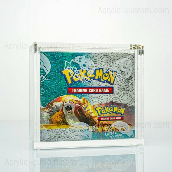 Pokemon Magnetic Acrylic Case | Pokemon Booster Box Case