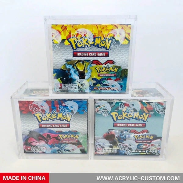 wholesale caja de refuerzo de pokemon acrílico de voltaje vivo, caja de voltaje vivo
