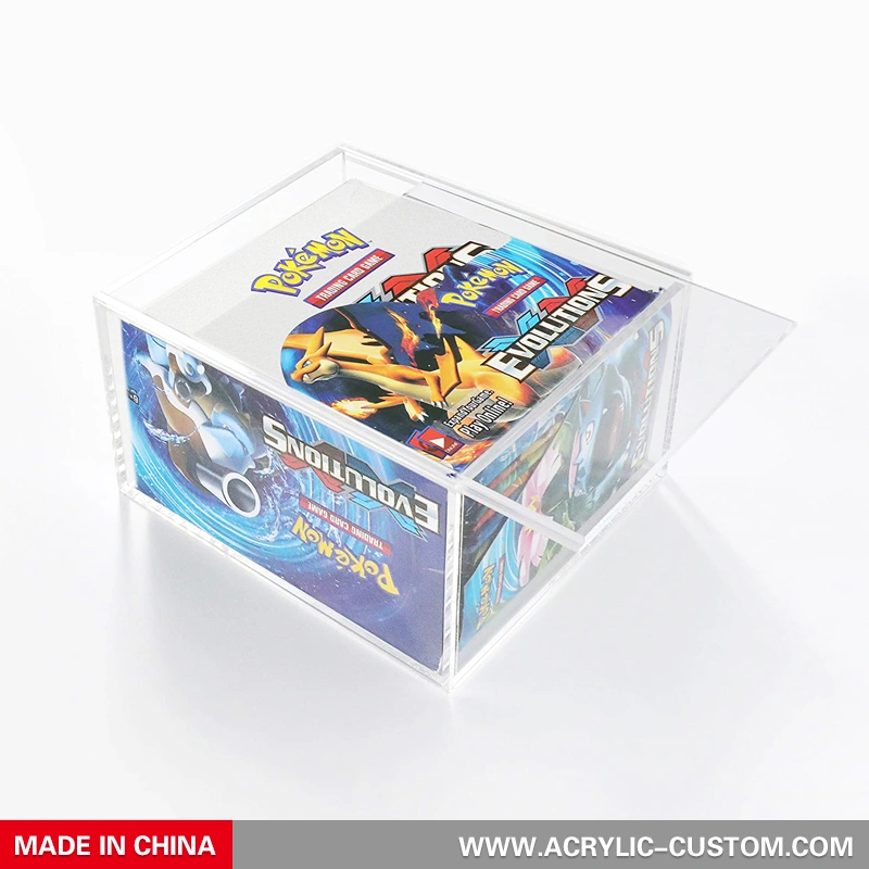 Custom Limited Edition Pokemon Card Packs for Acrylic Booster Boxes
