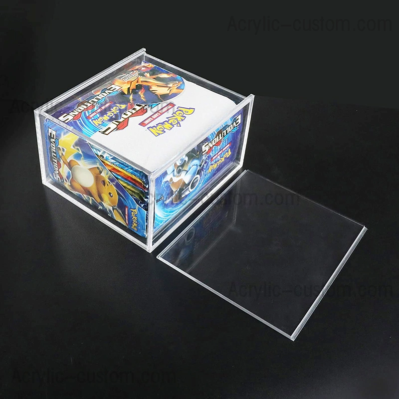 Custom Limited Edition Pokemon Card Packs for Acrylic Booster Boxes