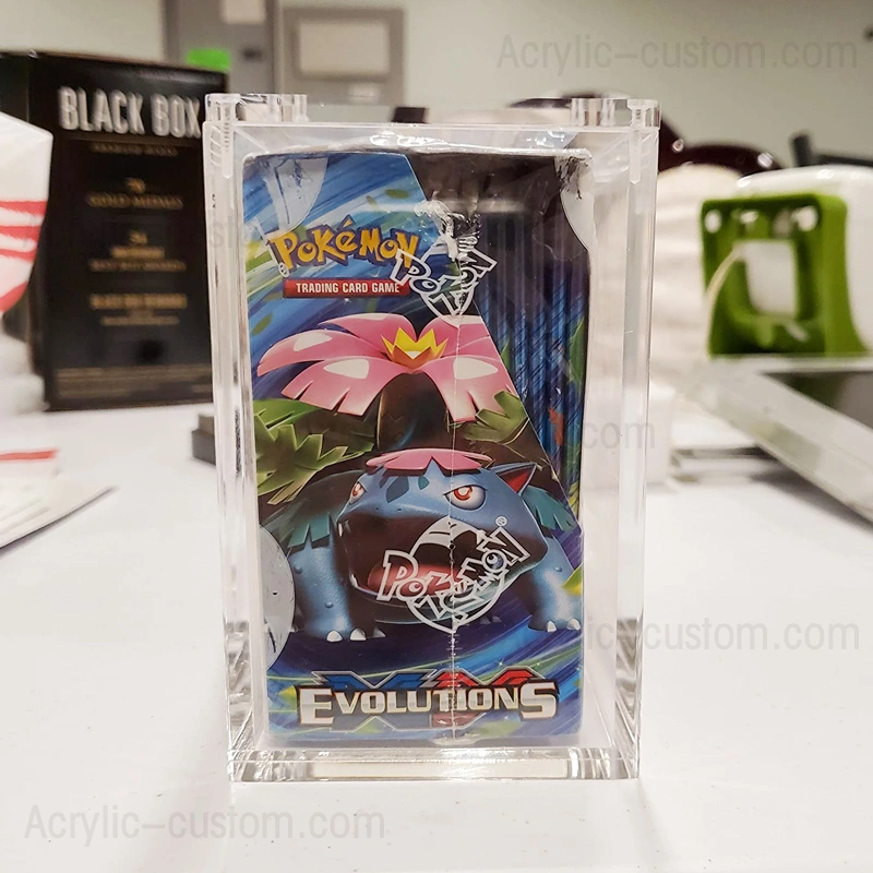 Wholesale Acrylic Pokemon Evolutions Booster Box Acrylic Trainer Box
