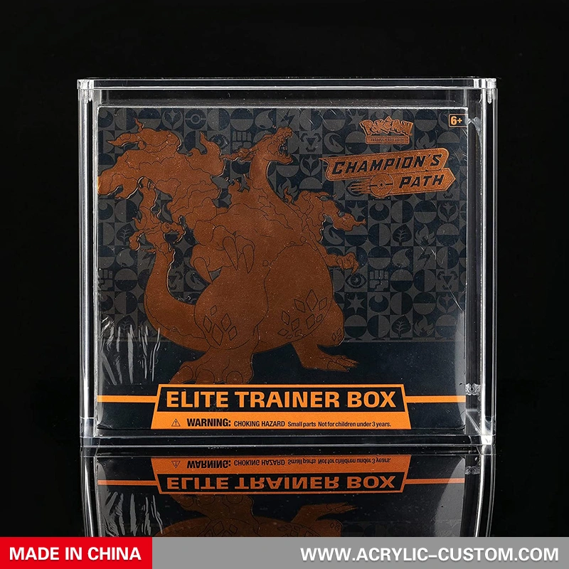 Custom Pokemon Elite Trainer Box Acrylic Pokemon Booster Box