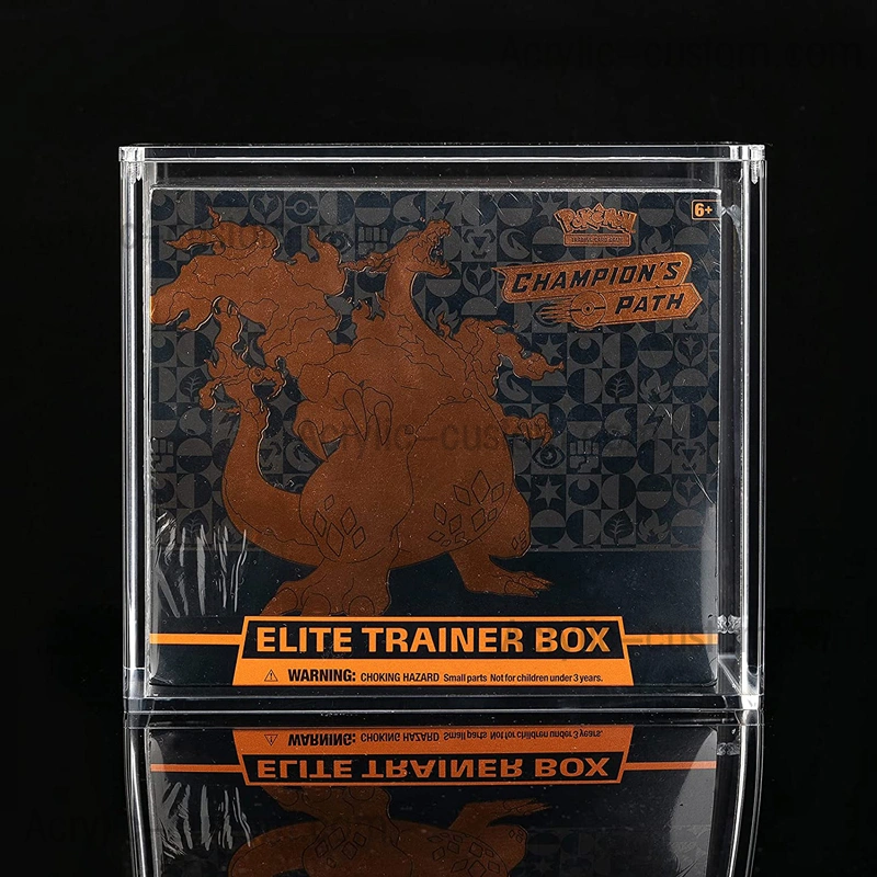 Custom Pokemon Elite Trainer Box Acrylic Pokemon Booster Box