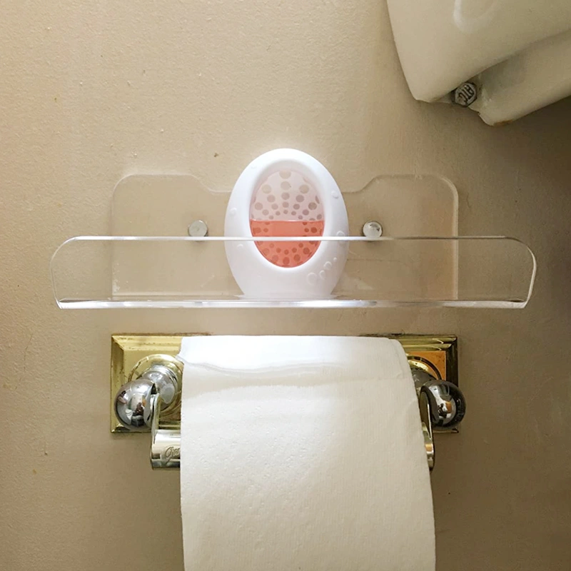 アクリルフローティングシェルフバスルーム用クリア収納棚 