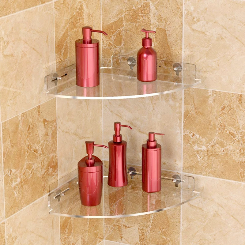 アクリルフローティングコーナーシェルフ、アクリルコーナーシェルフメーカー 