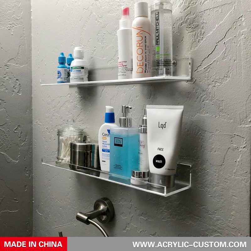 Bathroom Shower Shampoo Shelf Wall-Mounted Shelf with Suction Cup - China Bathroom  Rack, Bathroom Shelf