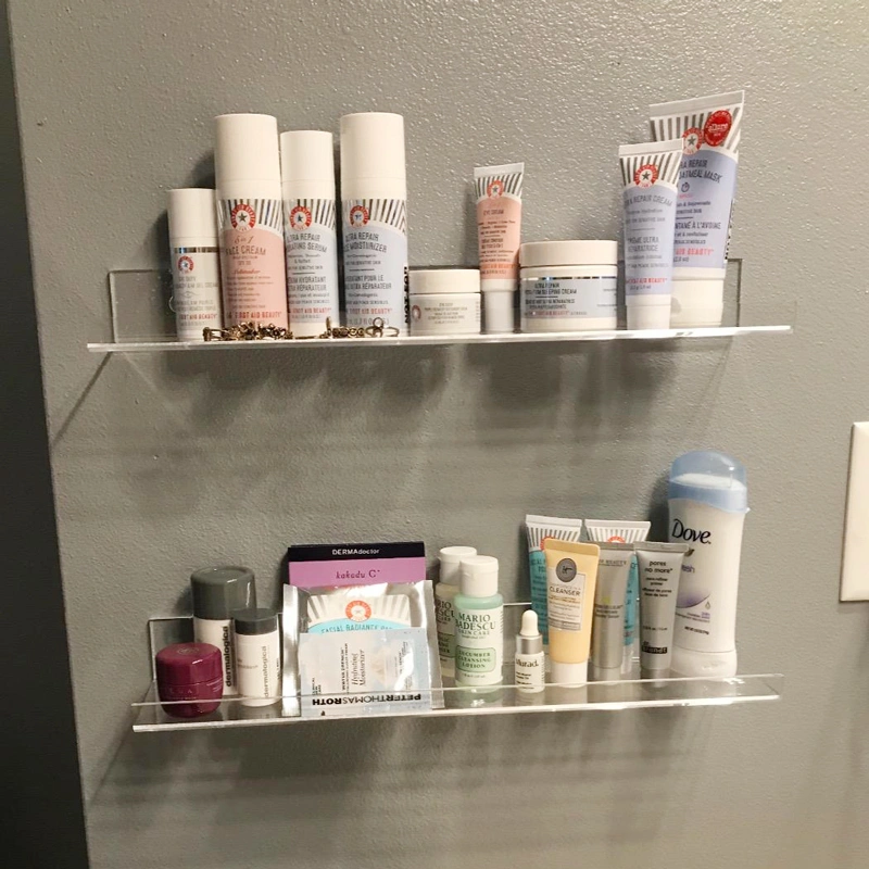 卸売壁掛けバスルーム棚、アクリル棚メーカー 