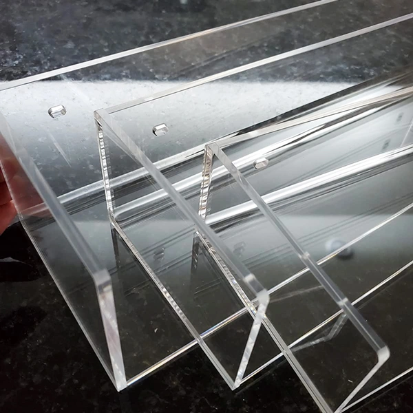 卸売透明フローティング棚壁掛けアクリル壁棚