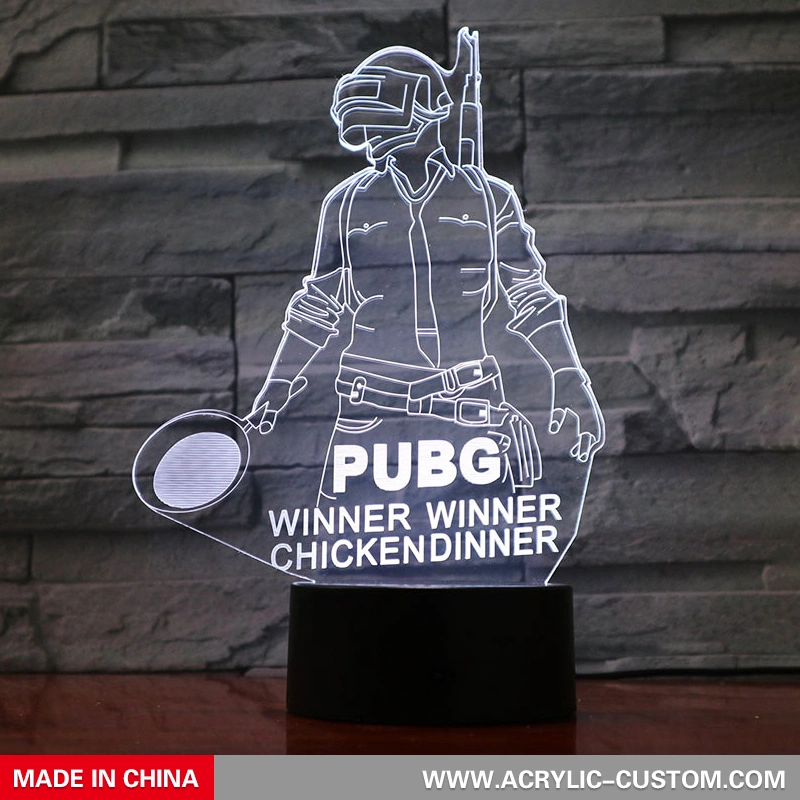 クリカット雰囲気ライト用アクリルナイトライトブランク 