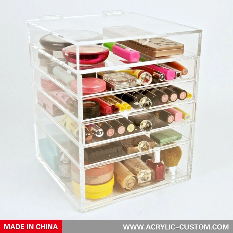 化粧台用引き出し付きの安い大型化粧オーガナイザー 