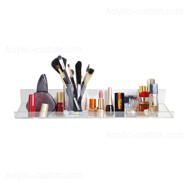 大きな透明なアクリルのバスルームの棚、壁のフローティング棚の卸売