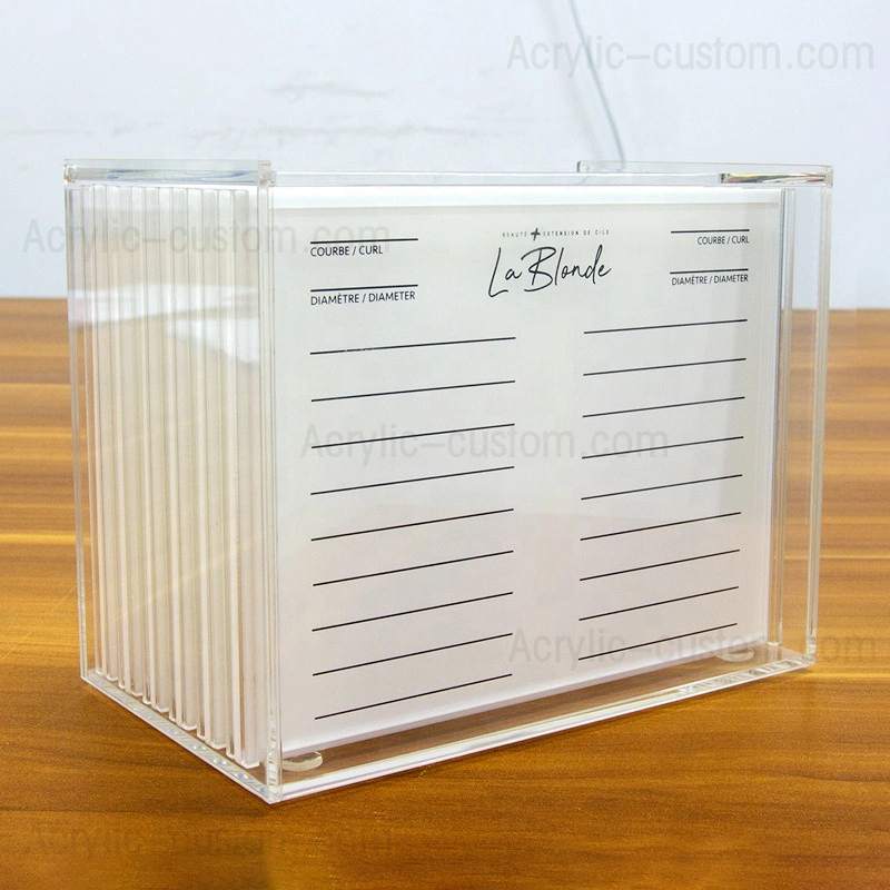 まつげ収納ケース、まつ毛エクステタイルオーガナイザー、ふた付き 