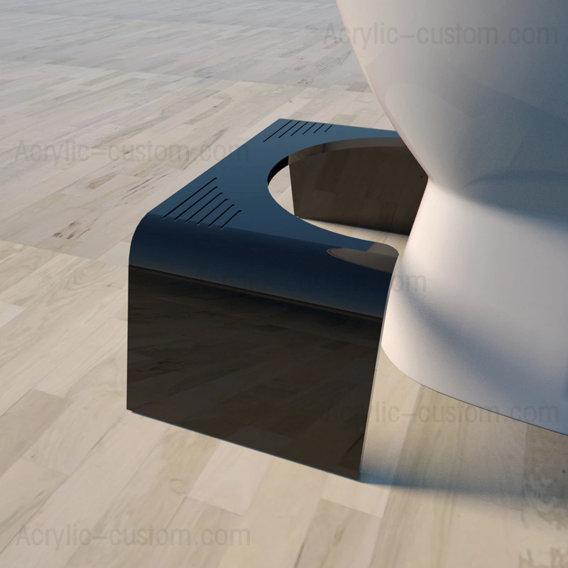 安いしゃがみトイレバスルームアクリルトイレスツール、しゃがむスツール卸売工場 