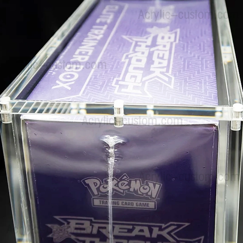 Wholesale Pokemon Acrylic Elite Trainer Box Pokemon Booster Box