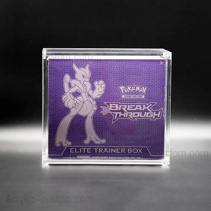 Wholesale Pokemon Acrylic Elite Trainer Box Pokemon Booster Box