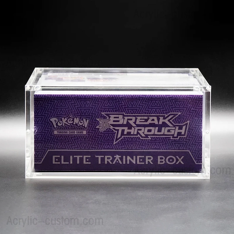 Wholesale Pokemon Acrylic Elite Trainer Box Pokemon Booster Box