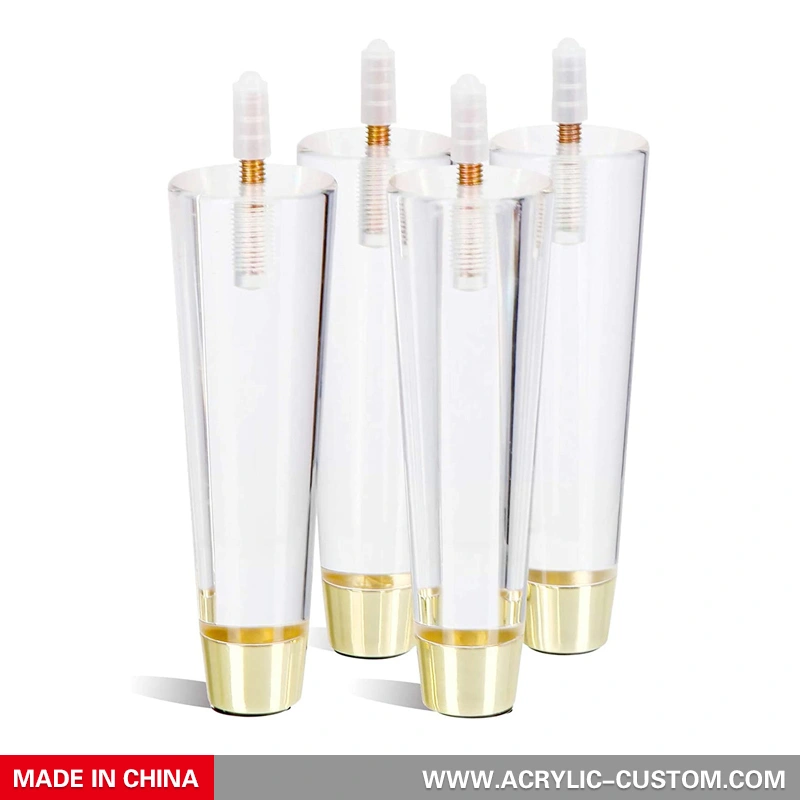 長いアクリル家具の脚と足、カスタム家具の装飾 