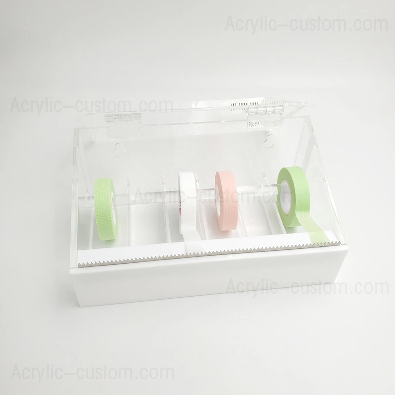 まつげテープディスペンサー、クラリポアテープ用アクリルディスペンサー 