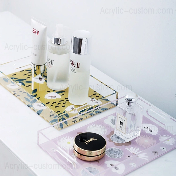 Large Acrylic Tray with Printed Patterns - Cheap Acrylic Trays