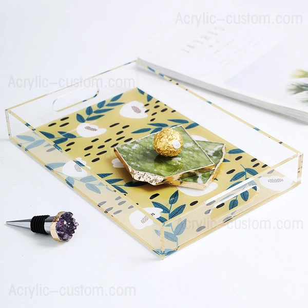 Large Acrylic Tray with Printed Patterns - Cheap Acrylic Trays