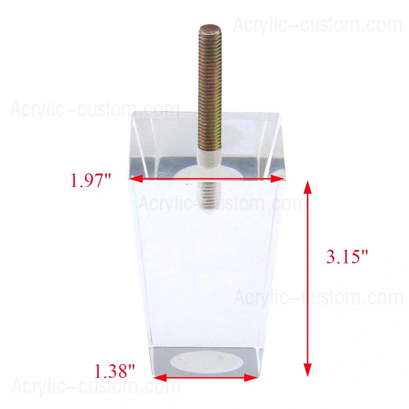 ソファ用の工場価格アクリル家具の脚 - 家具の脚のカスタム 