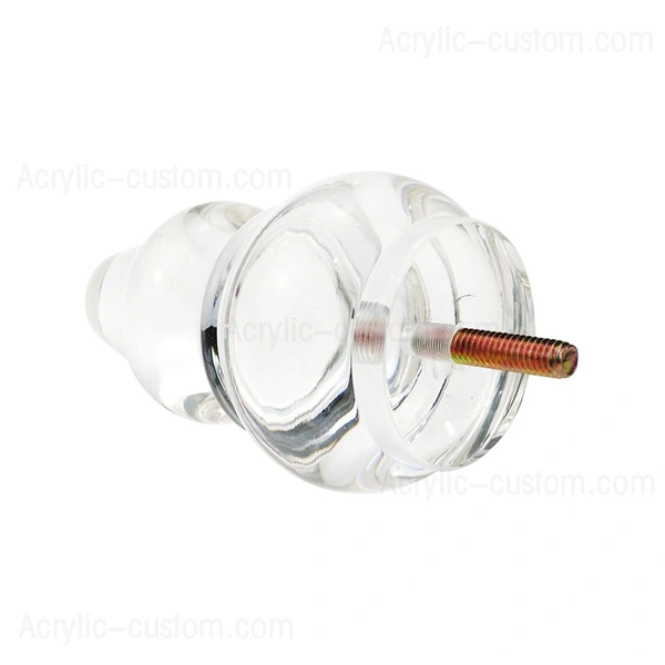 カスタムアクリルひょうたん形状の明確な家具の足 lucite の家具の足