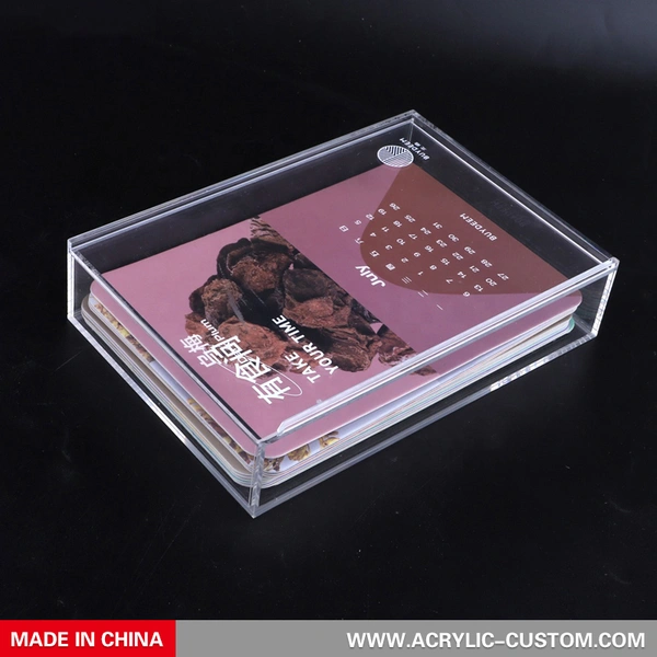 caja de presentación de regalo de acrílico transparente, fábrica de venta al por mayor de caja de almacenamiento de acrílico