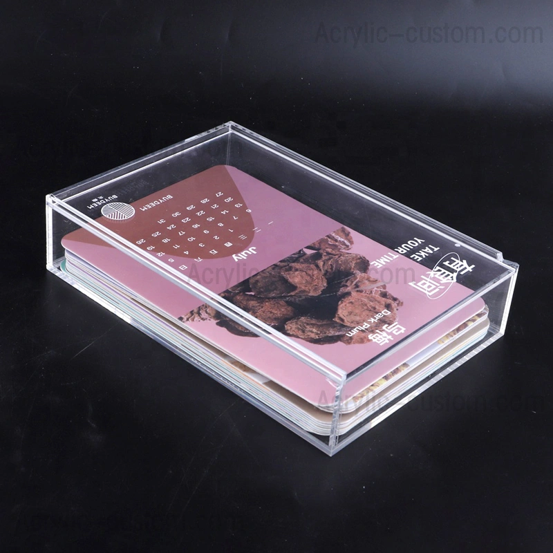 مربع عرض هدية الاكريليك واضحة ، مصنع الجملة مربع تخزين الاكريليك 