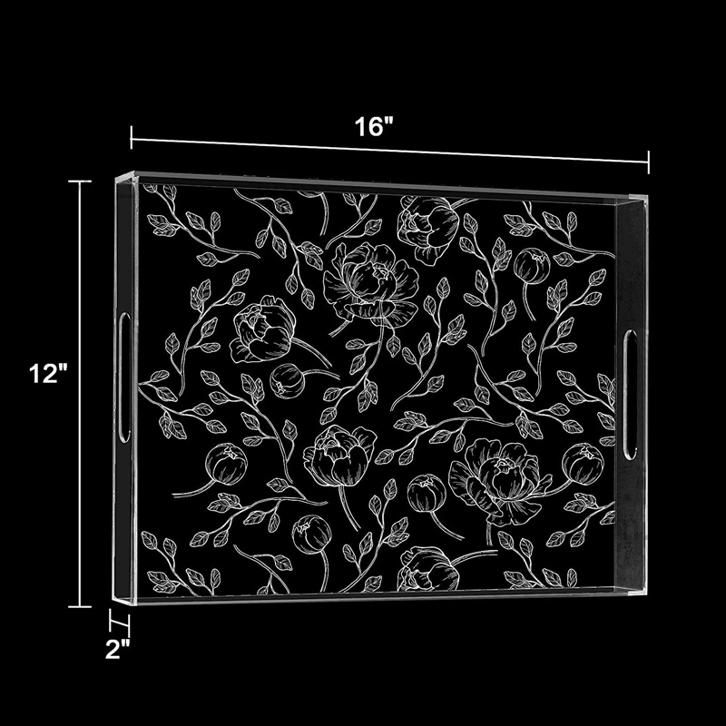 Luxury Restaurant Serving Trays - Cheap Clear Acrylic Trays Wholesale