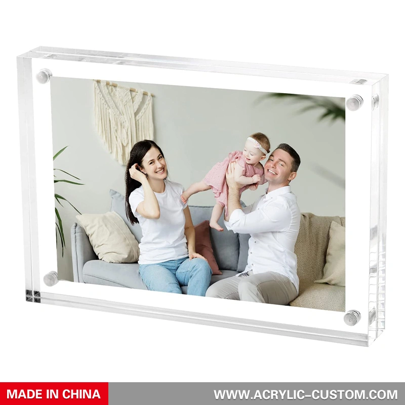 Acrylic Block Picture Frame - Magnetic Gift Acrylic Photo Frames