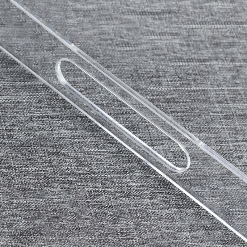 Custom Small Clear Vanity Tray Acrylic Bathtub Serving Tray with Handle