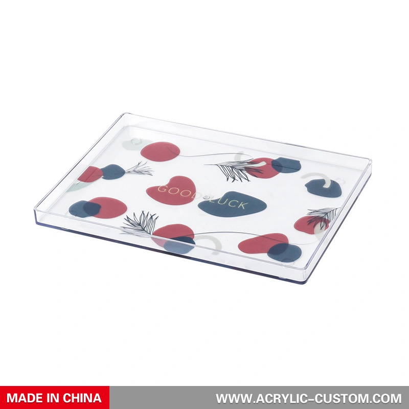 Factory Wholesale Decorative Trays Clear Acrylic Storage Trays