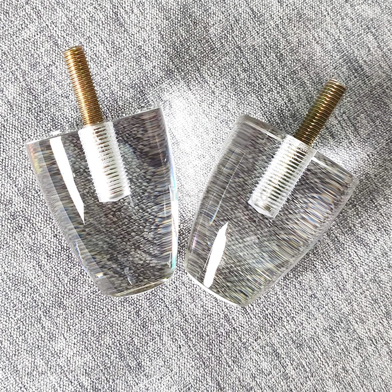 pieds en acrylique transparent pour pieds de meubles pieds de table bricolage 