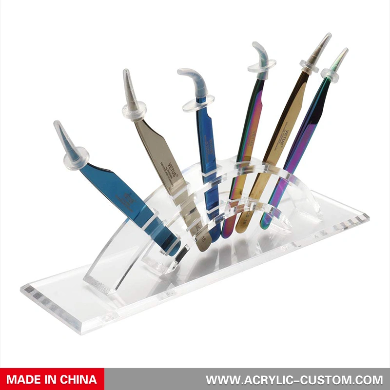 ピンセットディスプレイスタンド耐久性のあるまつげエクステツール収納ホルダー 