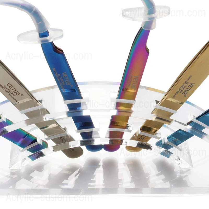 ピンセットディスプレイスタンド耐久性のあるまつげエクステツール収納ホルダー 