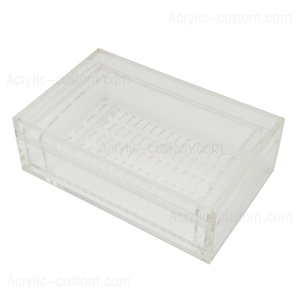Acrylic Humidor - Large Clear Cigar Storage Box