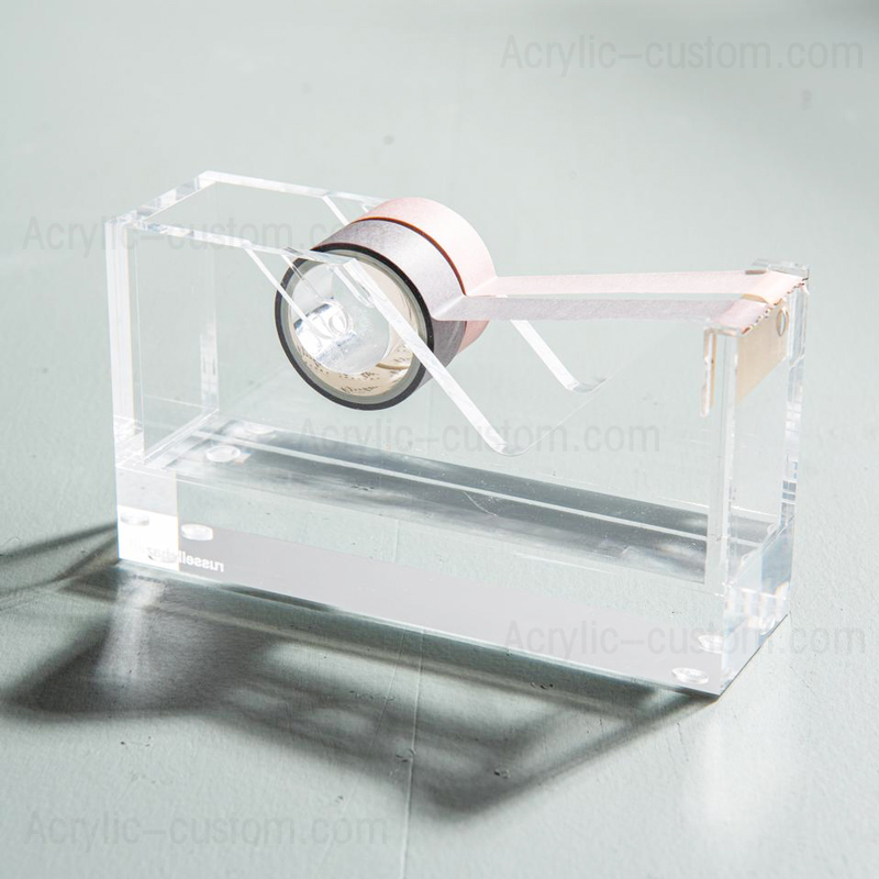 Clear Tape Dispenser, Acrylic Tape Dispenser and Stapler