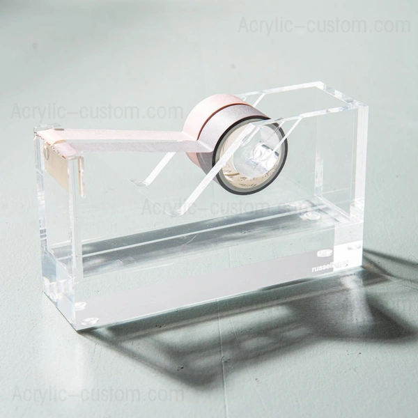 dispensador de cinta transparente, dispensador de cinta acrílica y grapadora