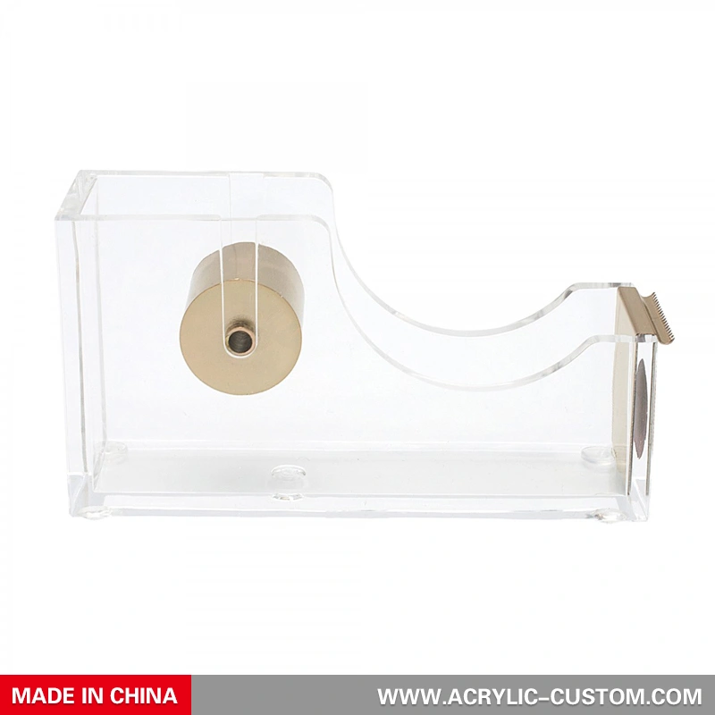 クリアテープディスペンサー、事務用品用アクリルテープディスペンサー 