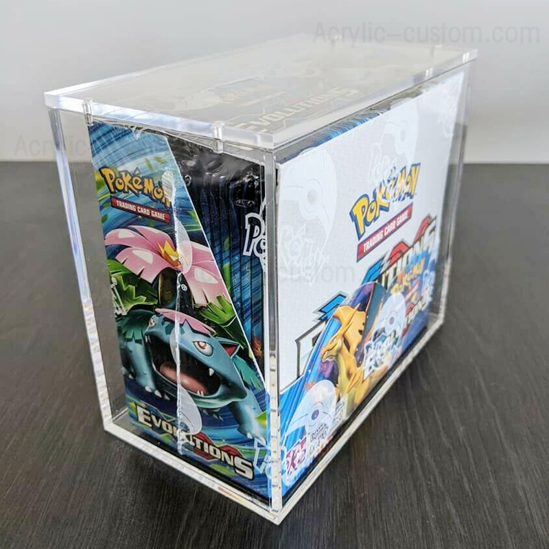Pokemon Evolutions Booster Box Case, Wholesale Acrylic Booster Box