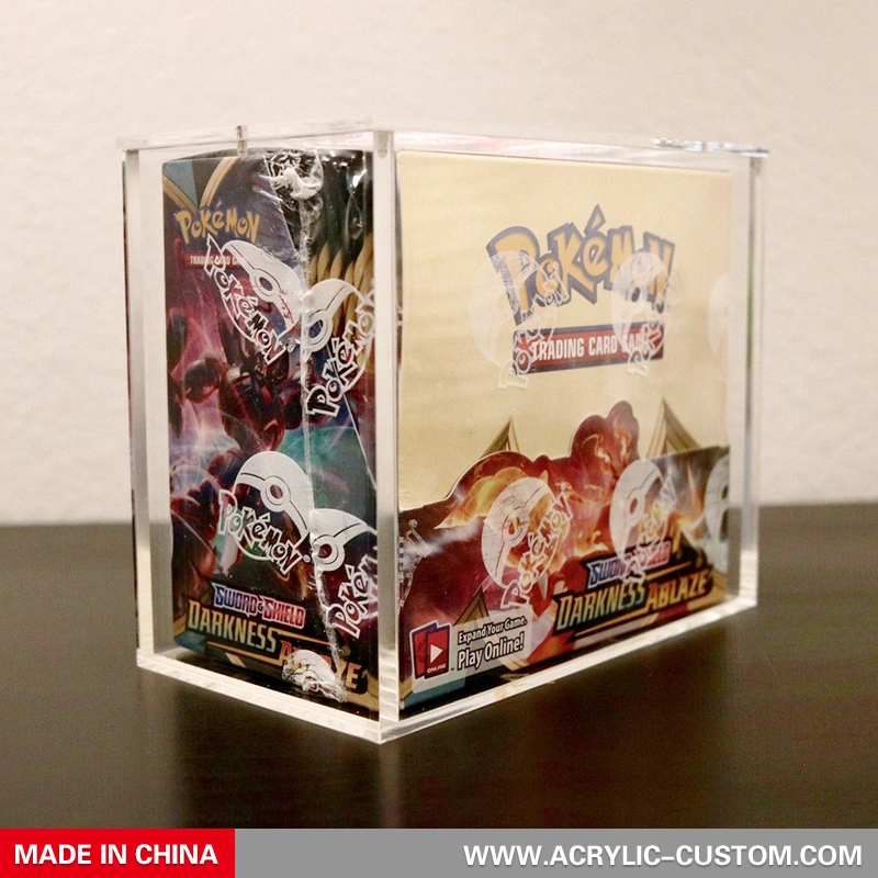 Acrylic Booster Box Wholesale, Pokemon Evolutions Booster Protective Case
